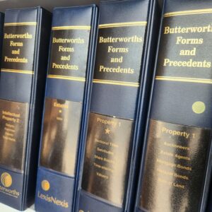 Butterworths Forms & Precedents: 33 Loose-leaf Volumes