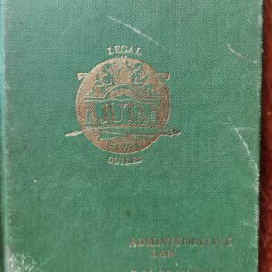 Cockram: Adminstrative Law: 1976: Juta